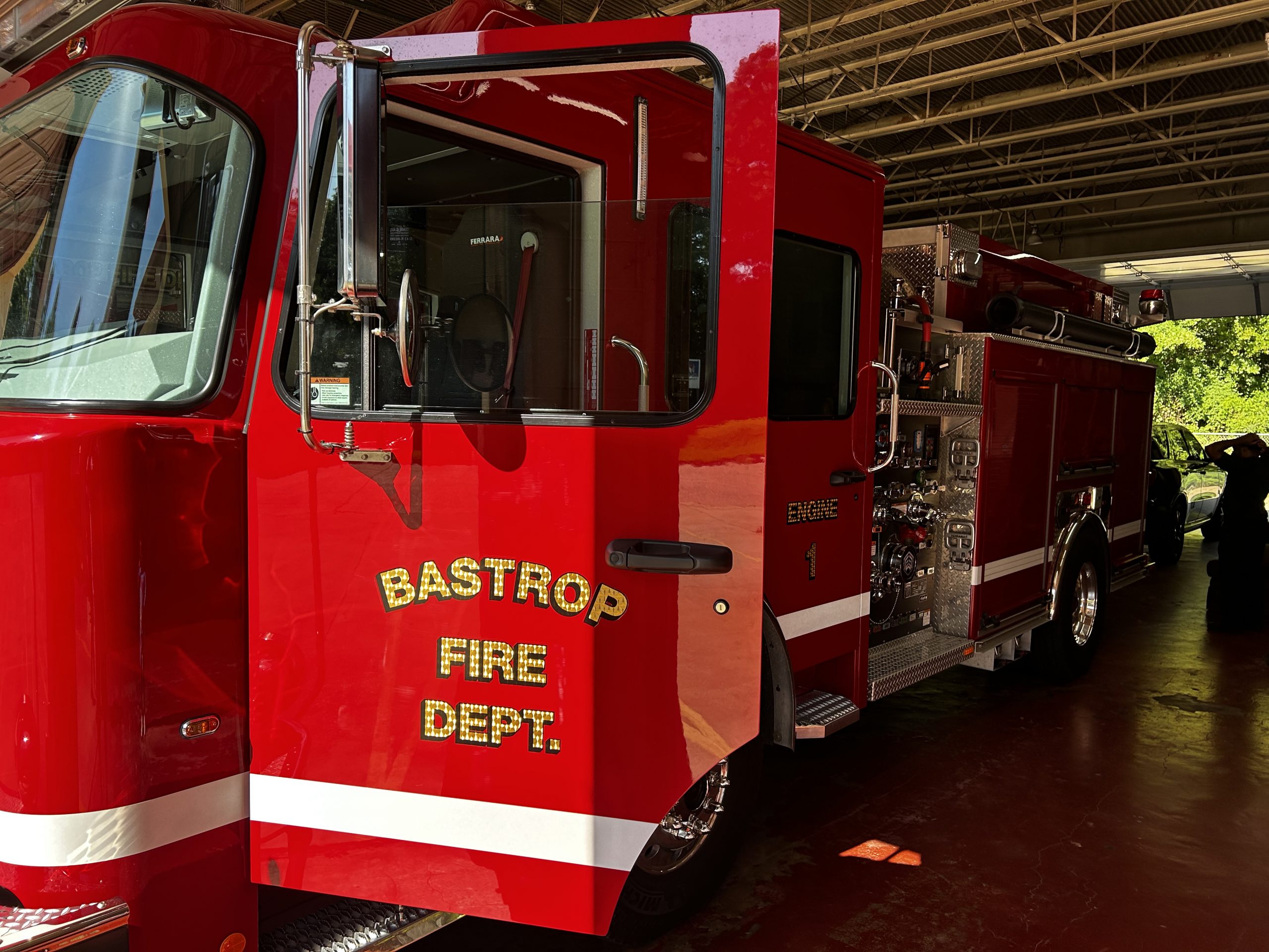 Bastrop Fire Truck Door